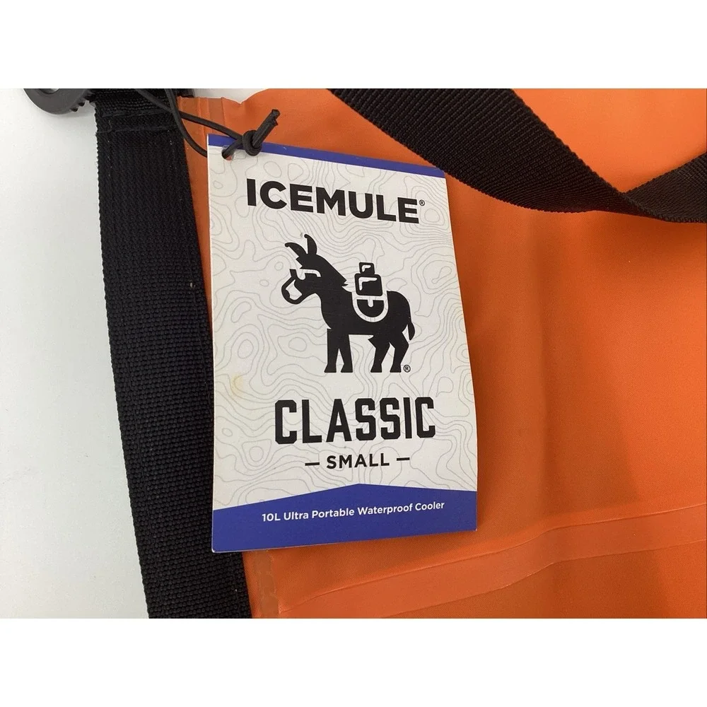 The ICEMULE Classic 10L Waterproof Backpack Cooler -  Peach